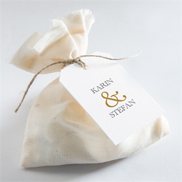 Geschenkanhänger Hochzeit eng verbunden - Vue 2