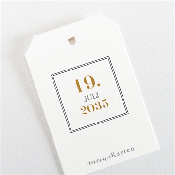 Geschenkanhänger Hochzeit eng verbunden - Vue 3