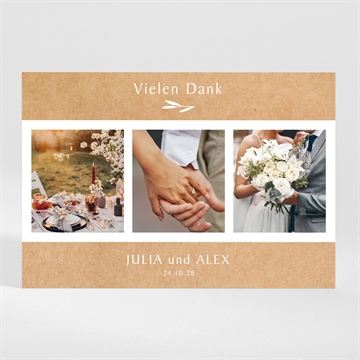 Dankeskarte Hochzeit Ref. N110233