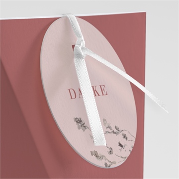 Geschenkbox Hochzeit eleganz in rosa - schachtel - Vue 2