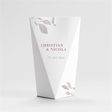 Geschenkbox Hochzeit eleganz in rosa - schachtel - Vue 4