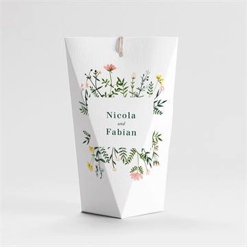 Geschenkbox Hochzeit wilde blumen - schachtel - Vue 4