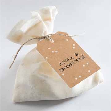 Geschenkanhänger Hochzeit kleines origami - Vue 2