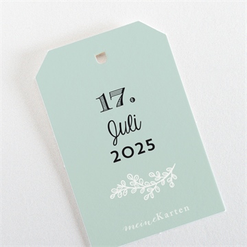 Geschenkanhänger Hochzeit kleines origami - Vue 3