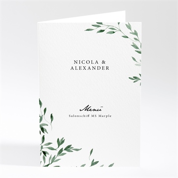 Menükarte Hochzeit ref. N401888