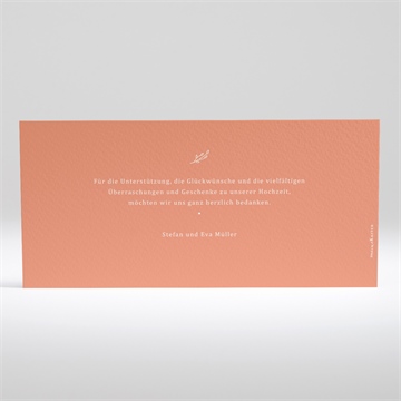 Dankeskarte Hochzeit exzentrik - Vue 2