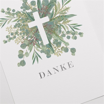 Trauerdanksagung gedenken - silber - Vue 3