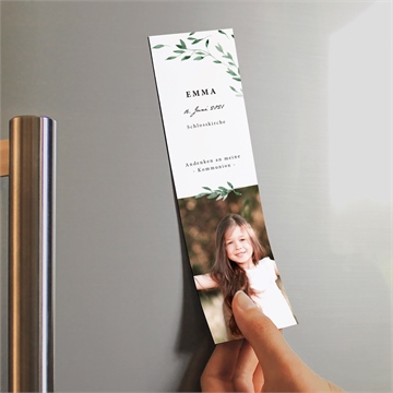 Andenken Kommunion schöne einfachheit - magnet - Vue 2