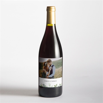 Flaschenetikett Hochzeit power of love - Vue 2