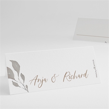 Tischkarte Hochzeit elegante skizze