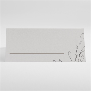 Tischkarte Hochzeit elegante skizze - Vue 2