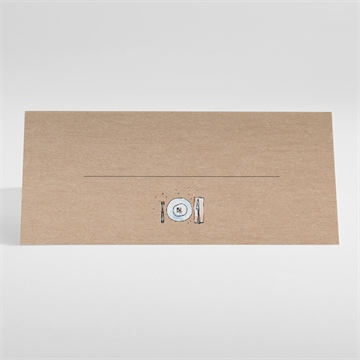 Tischkarte Hochzeit wir beide - Vue 2