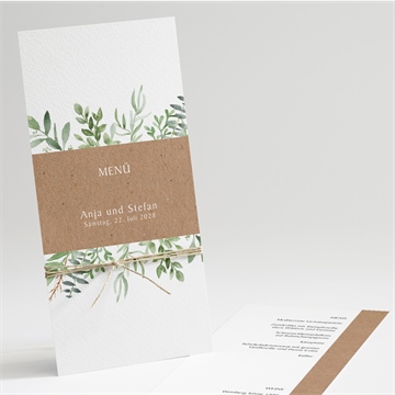 Menükarte Hochzeit ref. N221222