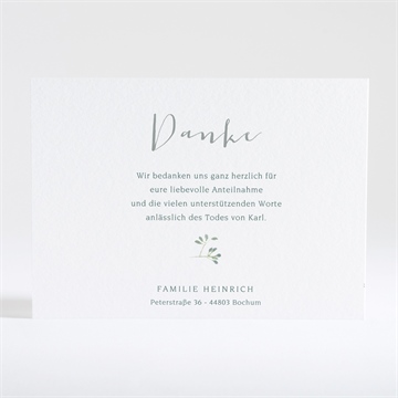 Trauerdanksagung erinnerung - quer 2 - vue 2