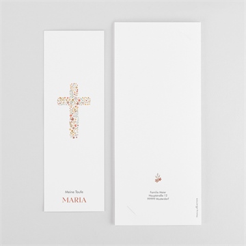 Einladung Taufe blumenmosaik - fotostreifen - Vue 3