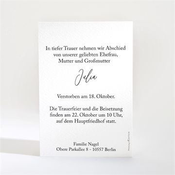 Trauerkarte wiedersehen - Vue 2