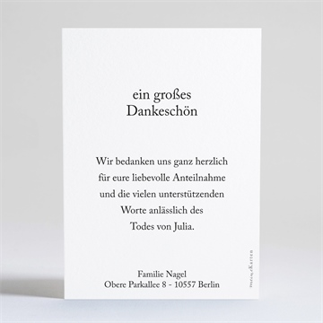 Trauerdanksagung wiedersehen - vue 4