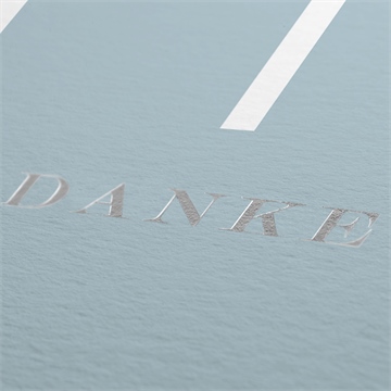 Trauerdanksagung einfache eleganz - silber - Vue 2