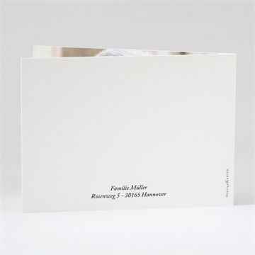 Trauerdanksagung einfache eleganz - klappkarte - Vue 3