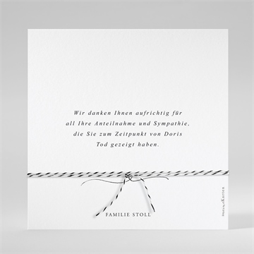 Trauerdanksagung schöne erinnerung - saatpapier - Vue 3