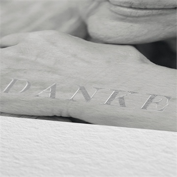 Trauerdanksagung schöne erinnerung - silber - Vue 2