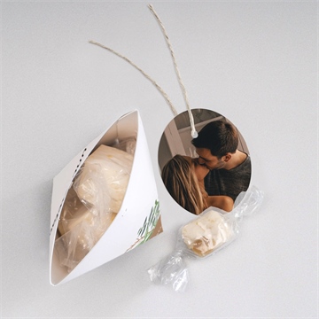 Geschenkbox Hochzeit zierliches laub - schachtel - Vue 3