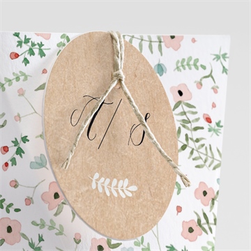 Geschenkbox Hochzeit blumenwiese - schachtel - Vue 2