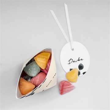 Geschenkbox Hochzeit aquarell in schwarz -schachtel - Vue 3