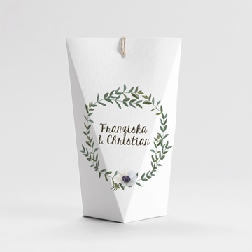 Geschenkbox Hochzeit zarte blüte - schachtel - Vue 4