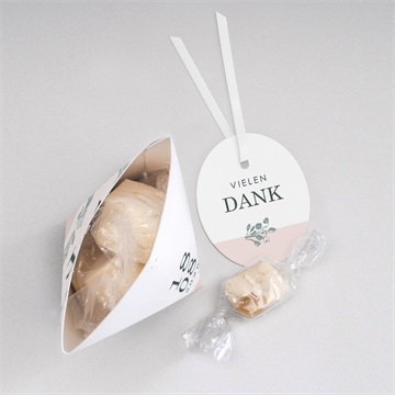 Geschenkbox Hochzeit blumenkranz - schachtel - Vue 3