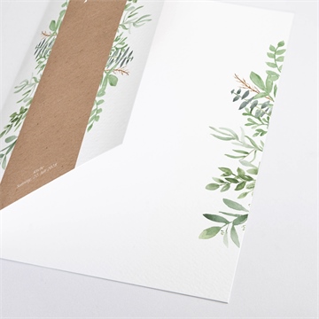 Kirchenheft Hochzeit zierliches laub - Vue 2