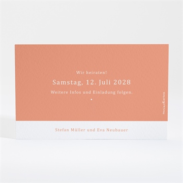 Save the Date Karte exzentrik - Vue 2