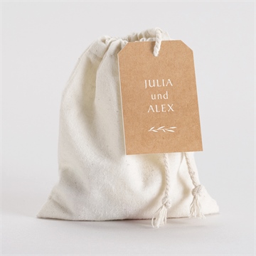 Geschenkbeutel Hochzeit boheme schick