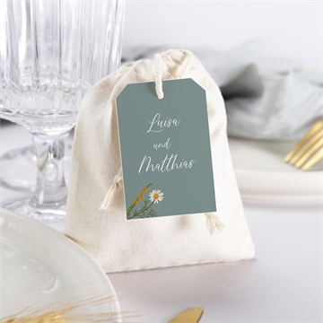 Geschenkbeutel Hochzeit gravur mit ländlichem motiv - Vue 3