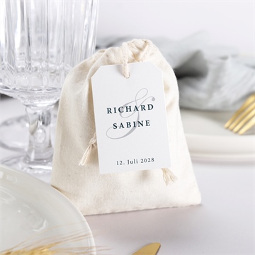 Geschenkbeutel Hochzeit schlicht & elegant - Vue 3