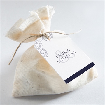 Geschenkanhänger Hochzeit pfingstrose - Vue 2