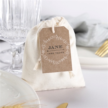 Geschenkbeutel Taufe taufe in kraftpapier - Vue 3