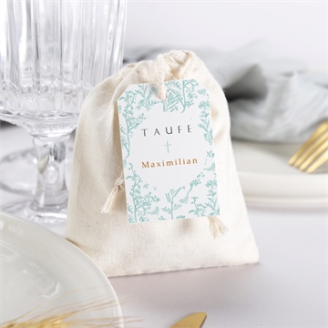 Geschenkbeutel Taufe vintage vogel - Vue 3