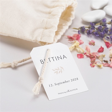 Geschenkbeutel Taufe goldene taube - Vue 2