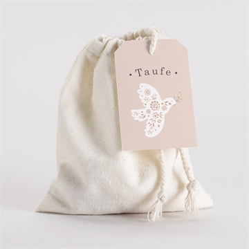 Geschenkbeutel Taufe friedenstaube