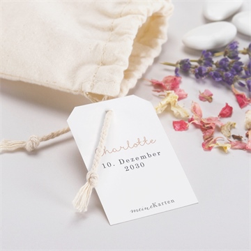 Geschenkbeutel Taufe friedenstaube - Vue 2