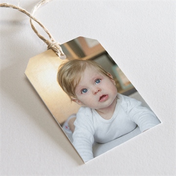 Geschenkanhänger Taufe miniatur fotos