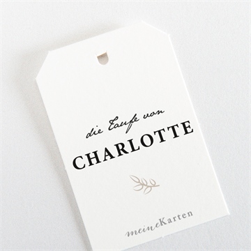 Geschenkanhänger Taufe miniatur fotos - Vue 3