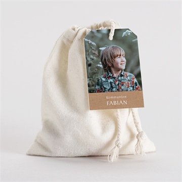 Geschenkbeutel Kommunion pflanzenillustration