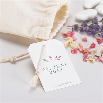 Geschenkbeutel Kommunion aquarellkranz - Vue 2