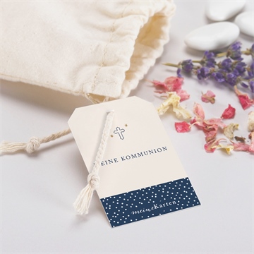 Geschenkbeutel Kommunion sternenhimmel - Vue 2