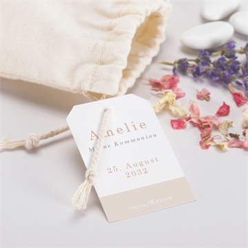 Geschenkbeutel Kommunion goldener fisch - Vue 2