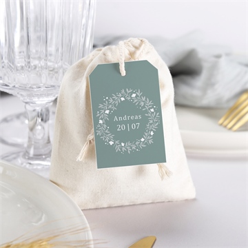 Geschenkbeutel Kommunion smaragdprägung - Vue 3