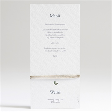 Menükarte Taufe im licht getauft - Vue 2