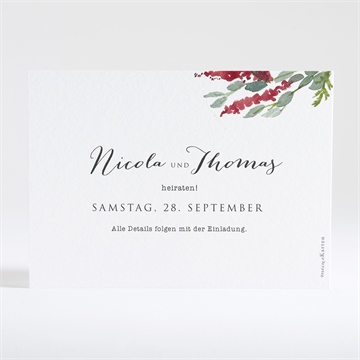 Save the Date Karte mohnblumen - 2 - Vue 2